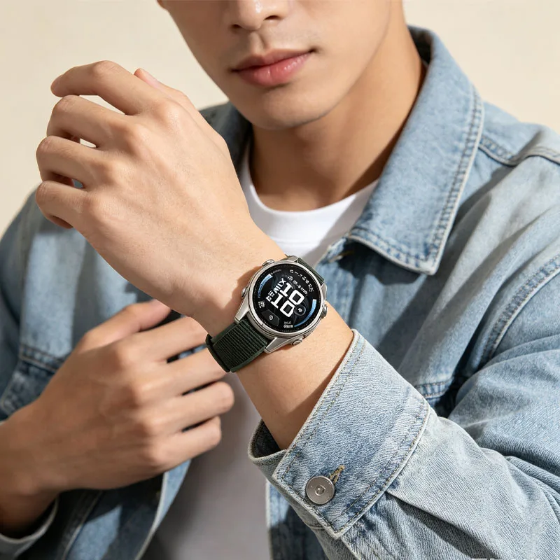 Breathable Nylon Hook & Loop Strap Wristband