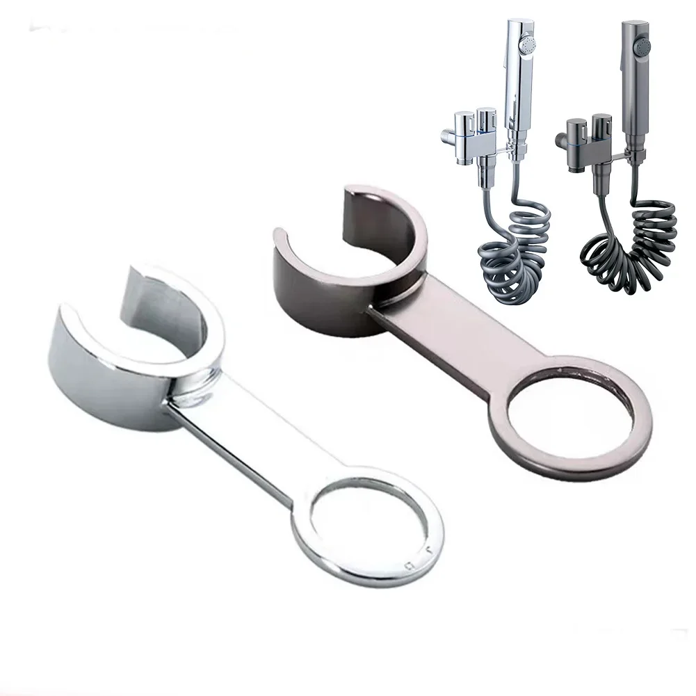 High Quality Sprayer Holder Bidets Bathroom Attachment Bidet Sprayer 79x22mm Convenient Storage For Shower Gray