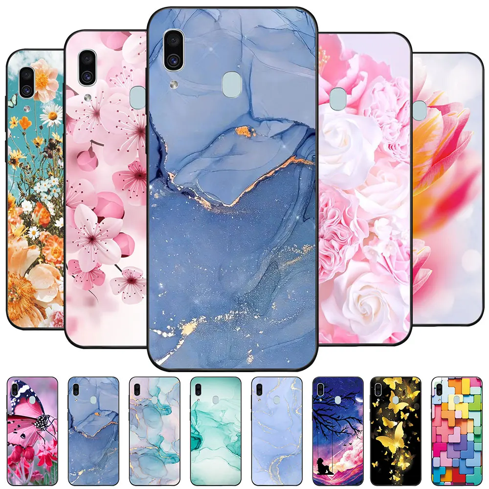 Custodia Per Samsung A30 Coque A30S Tpu Soft Silicone Fashion Phone Funda Per Samsung Galaxy A30S A 30 Custodia Paraurti Cover Posteriore Capa
