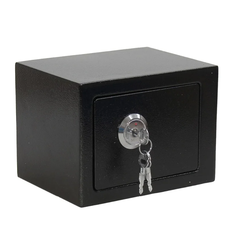 

Professional And Durable Strong Jewelry Home Hotel Lock Keypad Black Safety Security Box Depository Drop Cash Safe Box