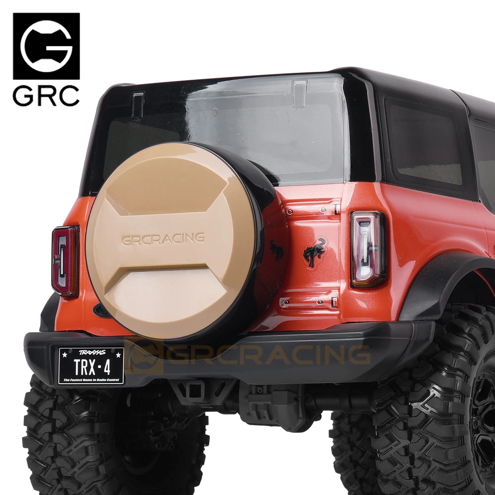 thumbnail image 2 of 1/10 Scale RC Spare Tire Cover - PU Leather Dust Protector For 4.52-4.72" Crawler Tires 2 of 13