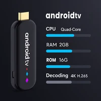 Android TV Stick H96 Max S905L3 TV Stick Google Voice Assistant Медиаплеер Set Top Box Поддержка потокового ТВ-палка 4K 2 ГБ 16 ГБ — изображение 2