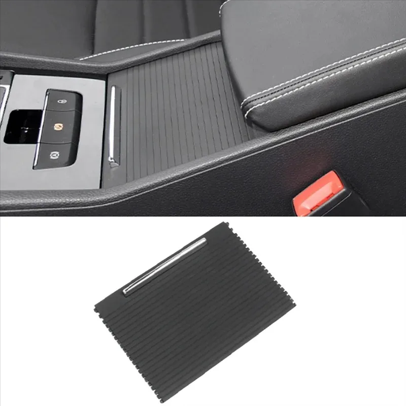 AMEXIAOXU 자동차 센터 콘솔 컵홀더 커튼 (스코다 슈퍼브 2016-2025 컵홀더 슬라이드 롤러 블라인드)