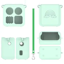 Compact Dustproof & Shockproof Audio Player Protective Case with Lanyard and Card Slot (F)