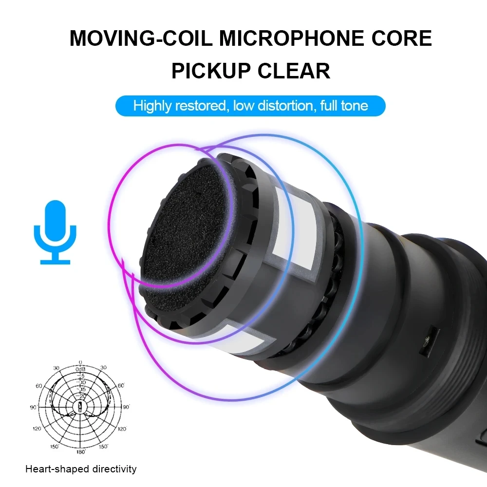 Wireless Microphone G-MARK X333 Recording Karaoke Dynamic Echo Mic Lithium Battery For Party Church Show Square Meeting