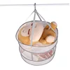 Foldable double-layer clothesline socks sweater socks artifact clothesline flat mesh bag clothesline drying net 1PC 4