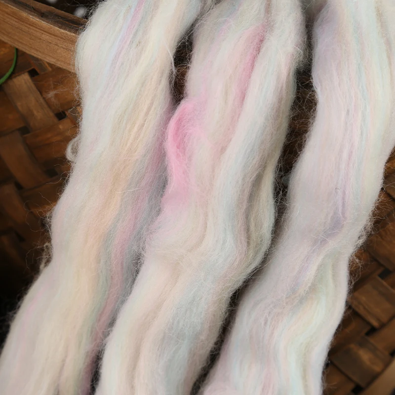 9pcs Felting Wool For Needle Felting Handmade Doll Making Felt Woll Fibre Roving DIY Craft Accessories Tool wool felting kit needle felt kit needle felting wool wool felting needles