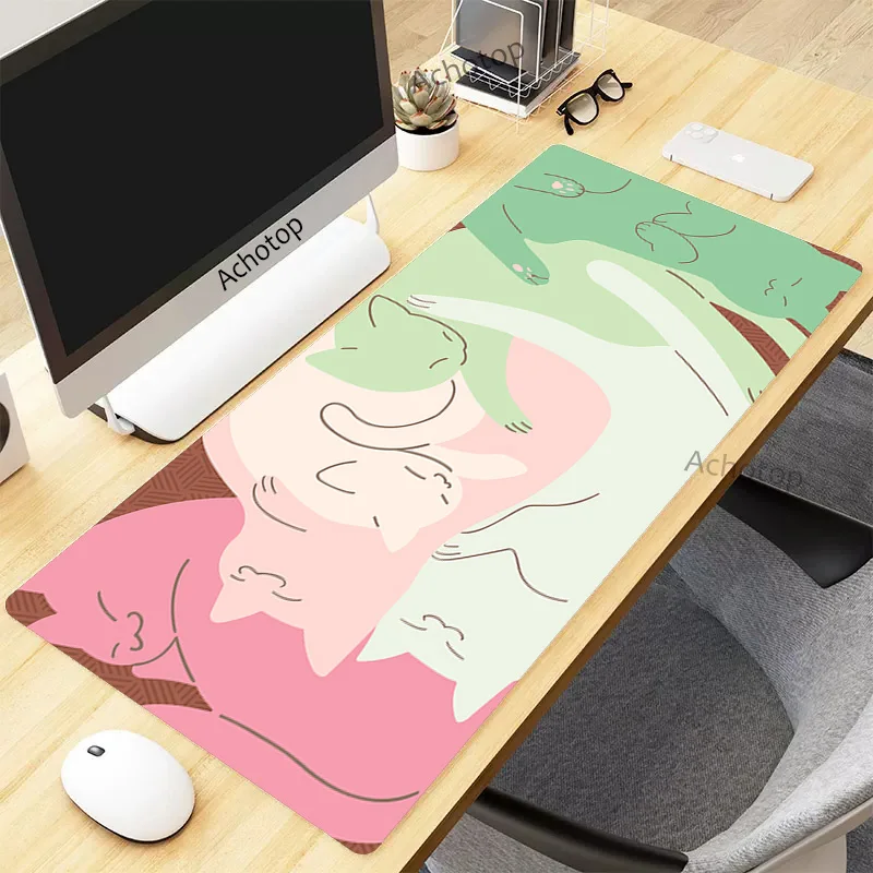 Pixel Cat, Borracha Kawaii Mousepad, Computer Mause