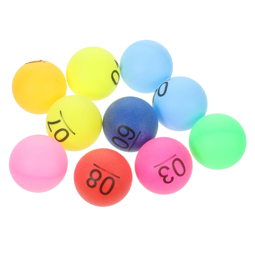 30pcs Party Game Balls Plastic Numbered Balls Small Lottery Game Props Party 1-30,1-50 Lottery Ball