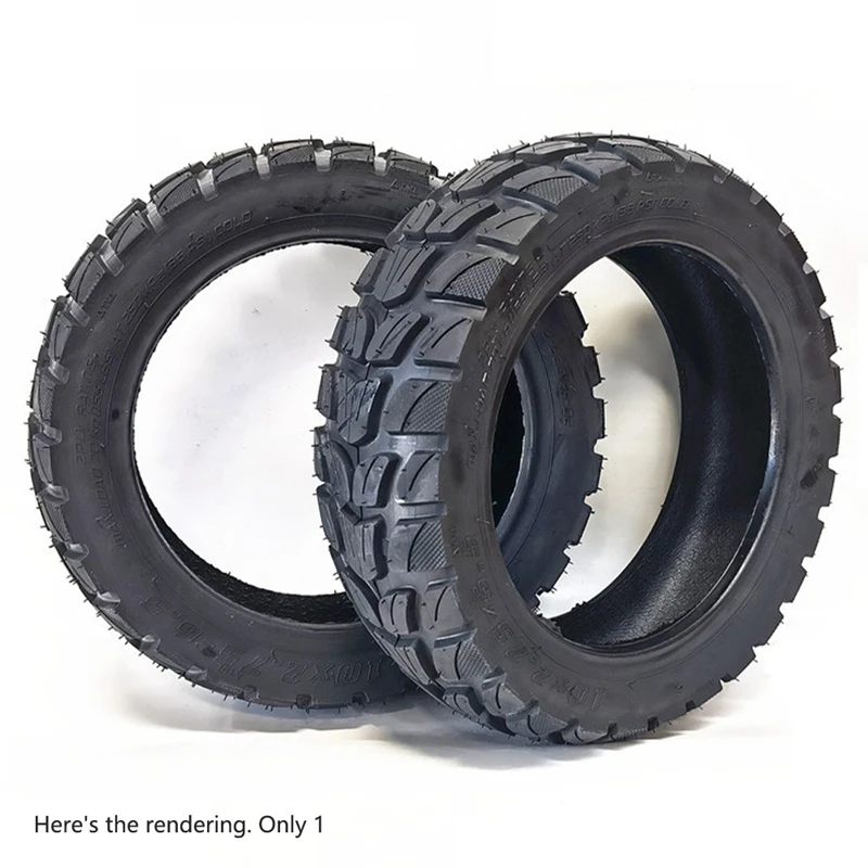 10X2.70-6.5 Inner And Outer Tire Electric Scooter Balance Car Tire Off-Road Tubeless Black 700G