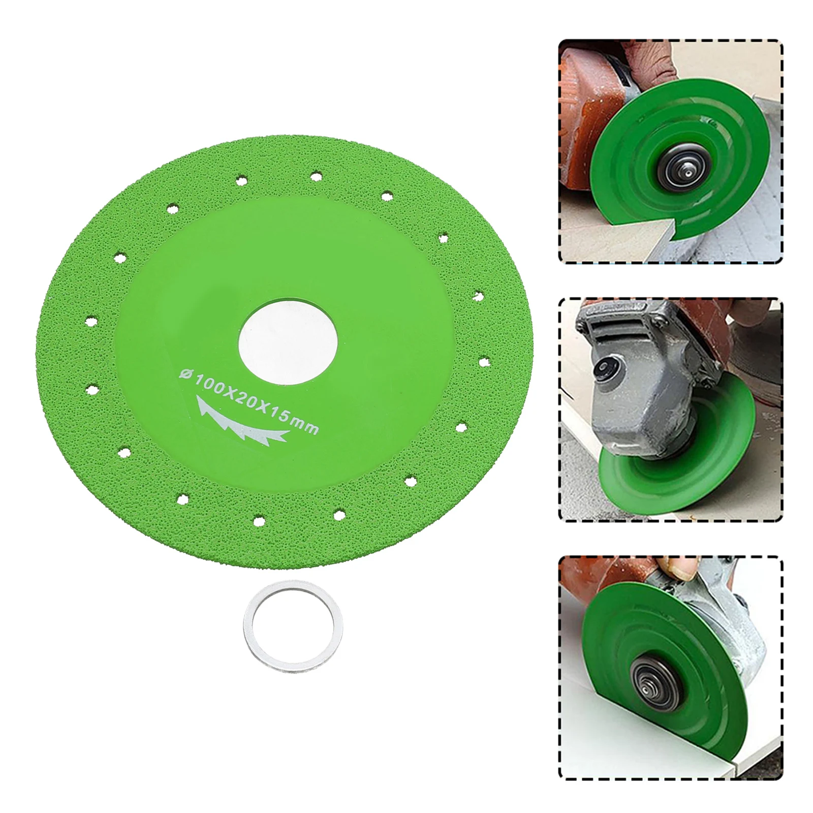 

100mm Diamond Cutting Disc Stone Granite Marble Grinder Blade Quartz Power Tools Brazed Cutting Blade Metal Diamond Saw Blades