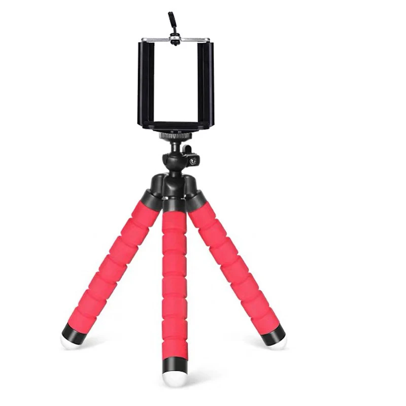Treppiedi per telefono, supporto per fotocamera mobile, clip per smartphone, monopiede, treppiede a polpo, mini treppiede, stativo per telefono - immagine 3