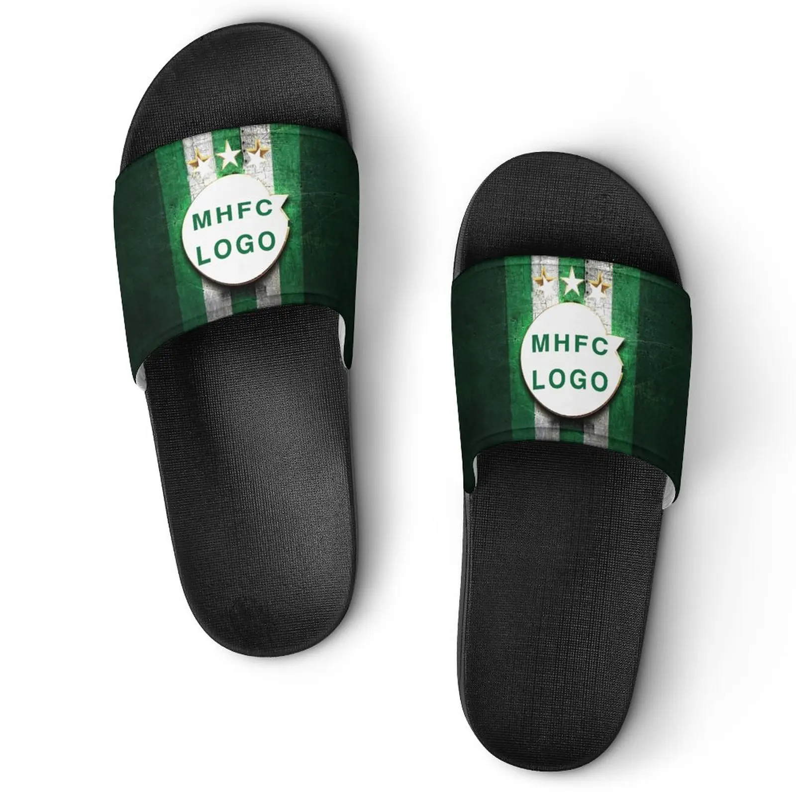 

Israel Maccabi Haifa F.C MHFC Champion Non-slip Flip Flops PVC Summer Bathroom Casual Shoes Beach Indoor Home Slippers Sandals