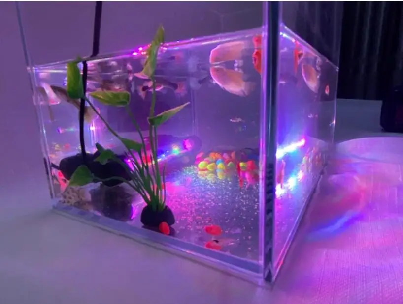 Multi-color 17cm 37cm Aquarium USB power LED Lighting Submersible Mood Lamp Waterproof Fish Tank Decorative Plant Grow Light led lamp aquarium light aquarium lamp