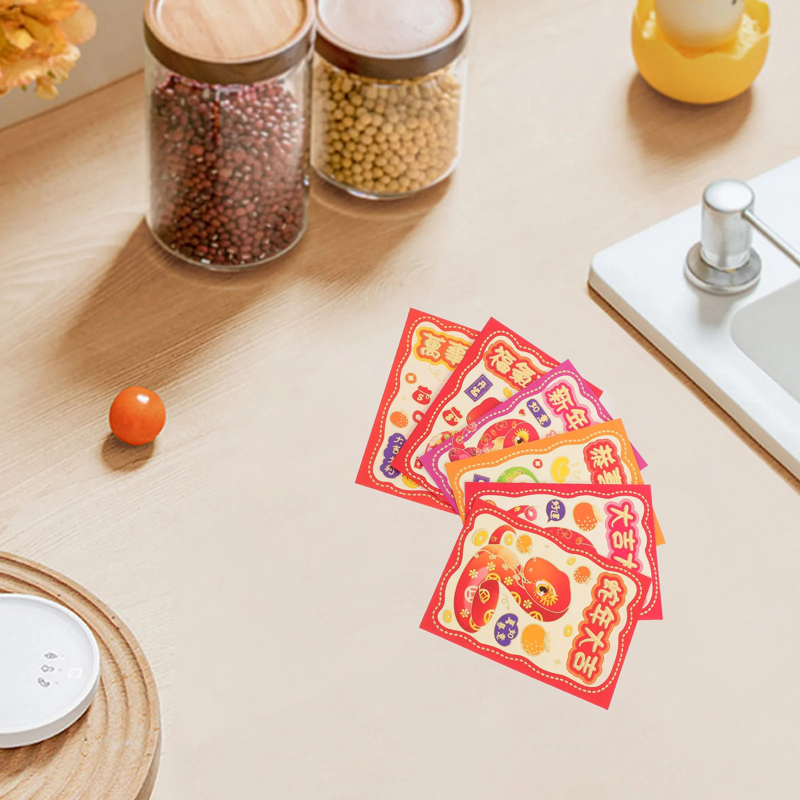 Cartoon Snake Envelopes Red Envelopes Money Bags New Year Packets Paper Pouches Gold Foil Traditional Packets Spring 36pcs