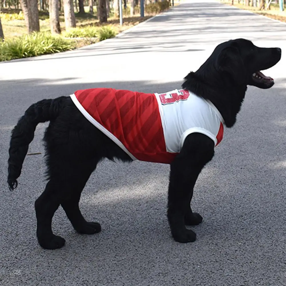 

Pet T-shirt Stylish Thin Round Neck Dog Clothes Small Puppy Sleeveless T-shirt Pet Supplies Dog Clothes Pet Summer Vest