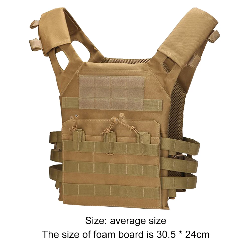 Molle Plate Carrier Vest Waterproof Men Tactical Vest Multifunctional Combat Camo Military Army Airsoft Outdoor CS Hunting