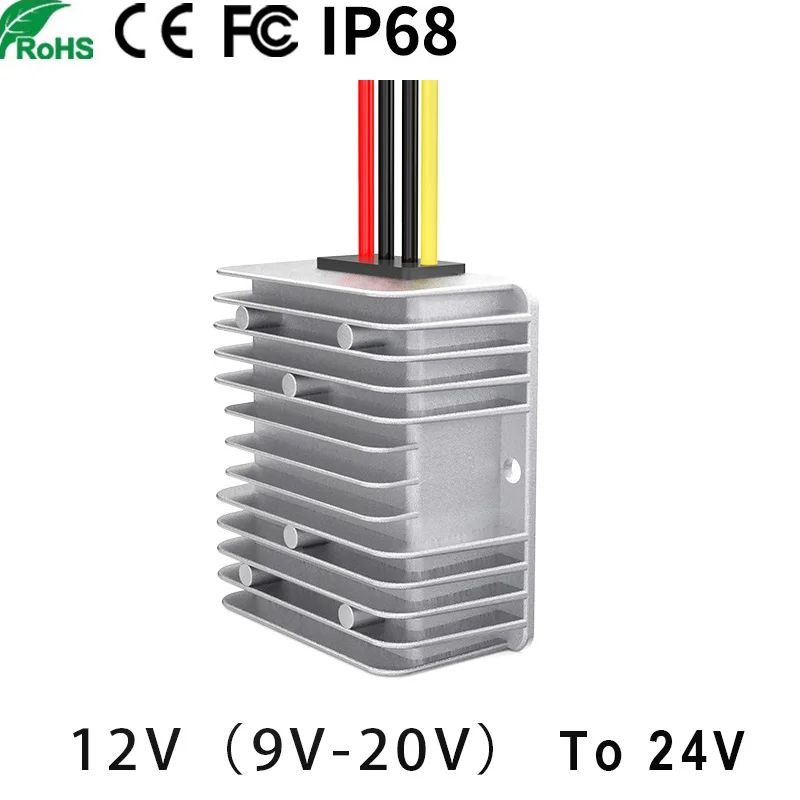 Inversor de Energia para Carro 12v a 24v dc Boost Module Converter Carro Dc-dc Booster