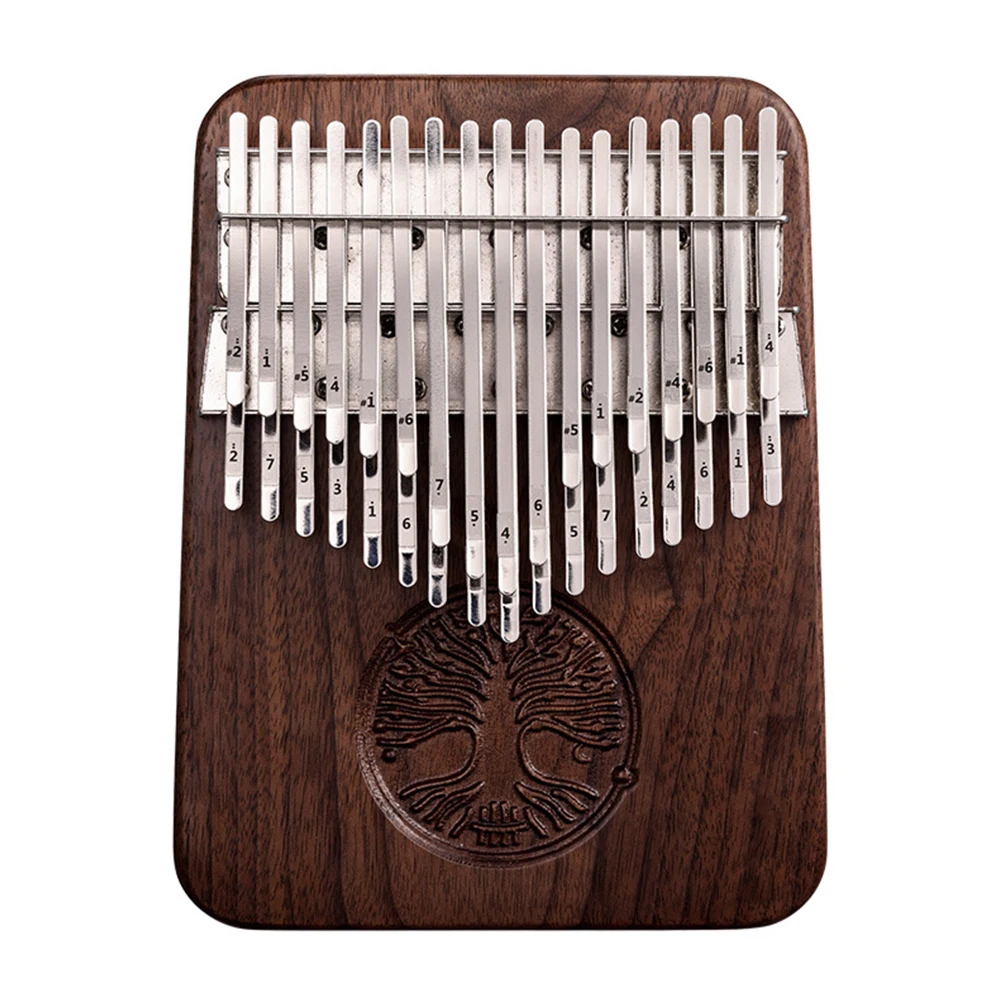 

Thumb Piano Kalimba Musical Instruments 21 Key Kalimba 34 Tone For Performance Recording Key-down Design Hand Percussion