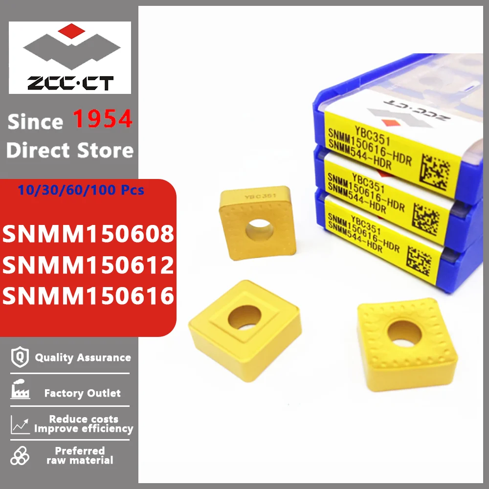 

ZCC SNMM150608 SNMM150612 SNMM150616 SNMM 150608 150612 150616 Turning Carbide Inserts Cutting Tool CNC Tools Lathe Cutter Tool