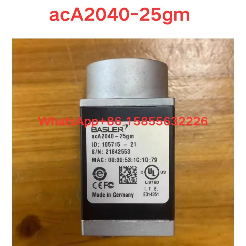 

Used acA2040-25gm Industrial cameras Functional test OK