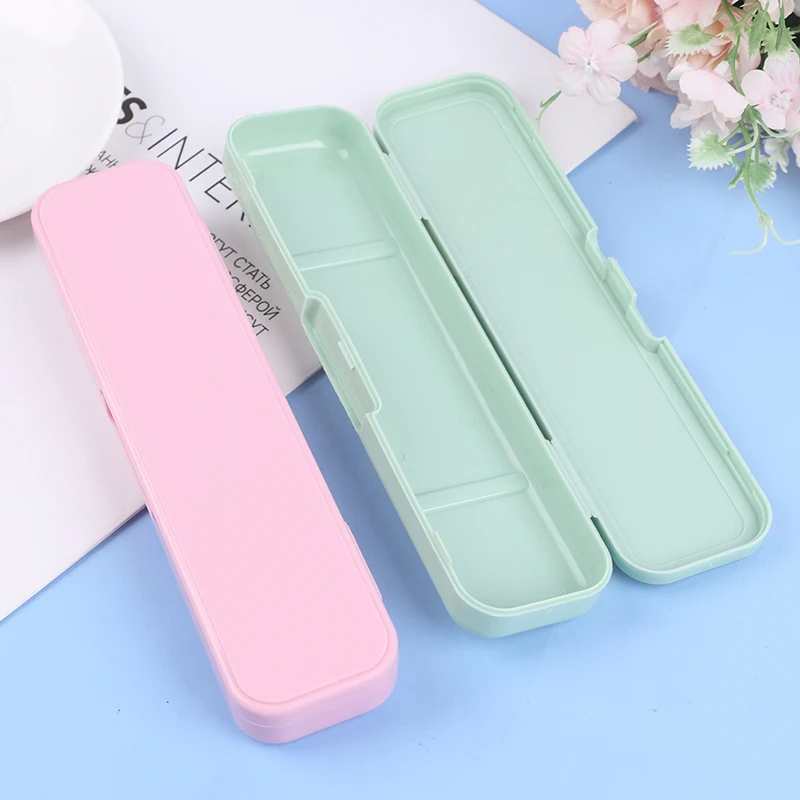 Travel Outdoor Reusable Transparent Cover Wheat Straw Slot Design Cutlery School Tableware Box Set With Storage Bag tableware storage box