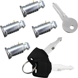 Universal Lock Core & Key Replacement (2 Keys  4 Lock Cylin)