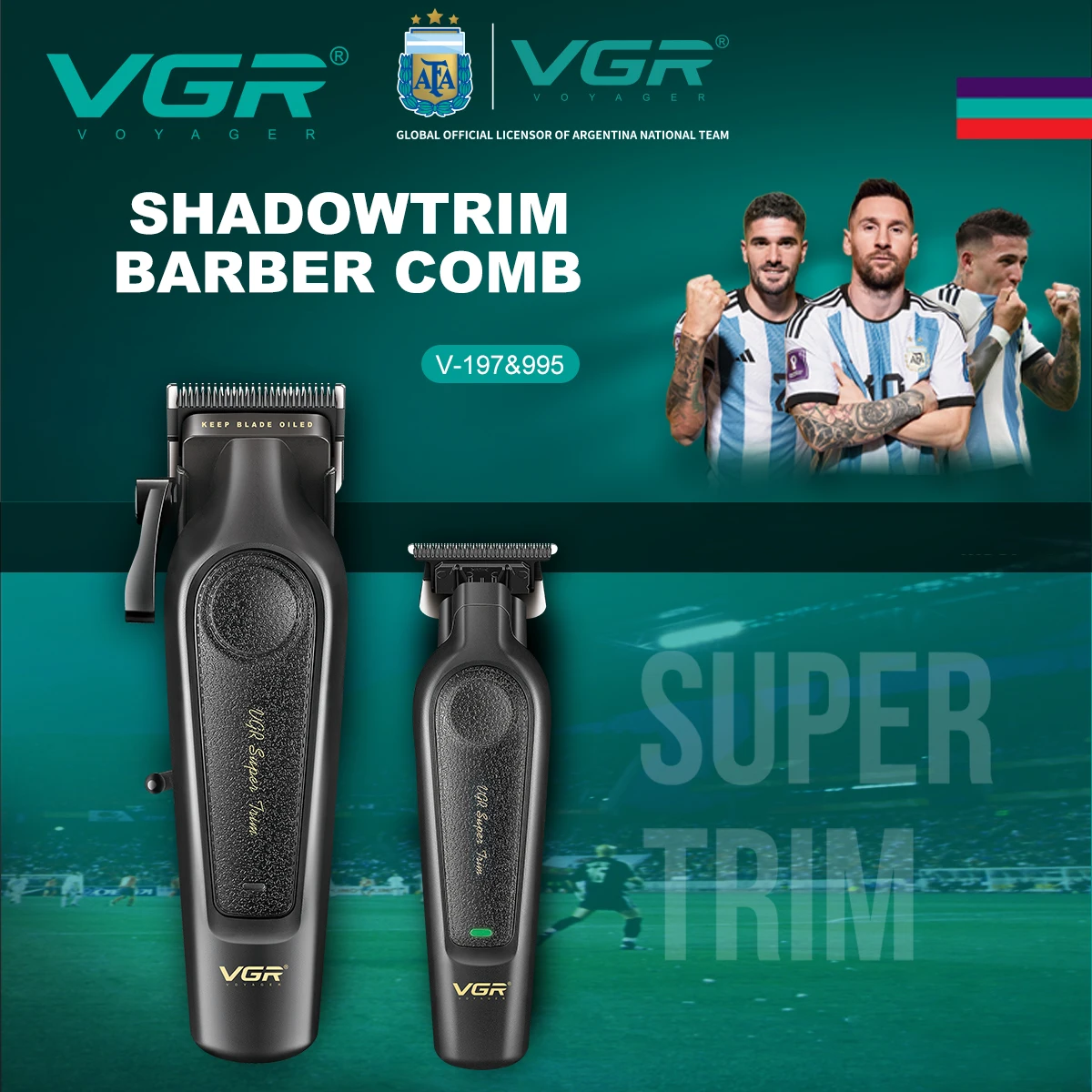 VGR جديد المهنية الشعر المتقلب مجموعة الحلاق رجل م...