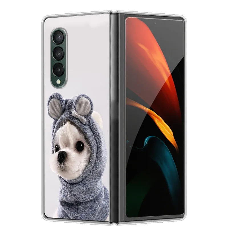 Stylish Hard Clear Protective Phone Case - Cute Fashion Design