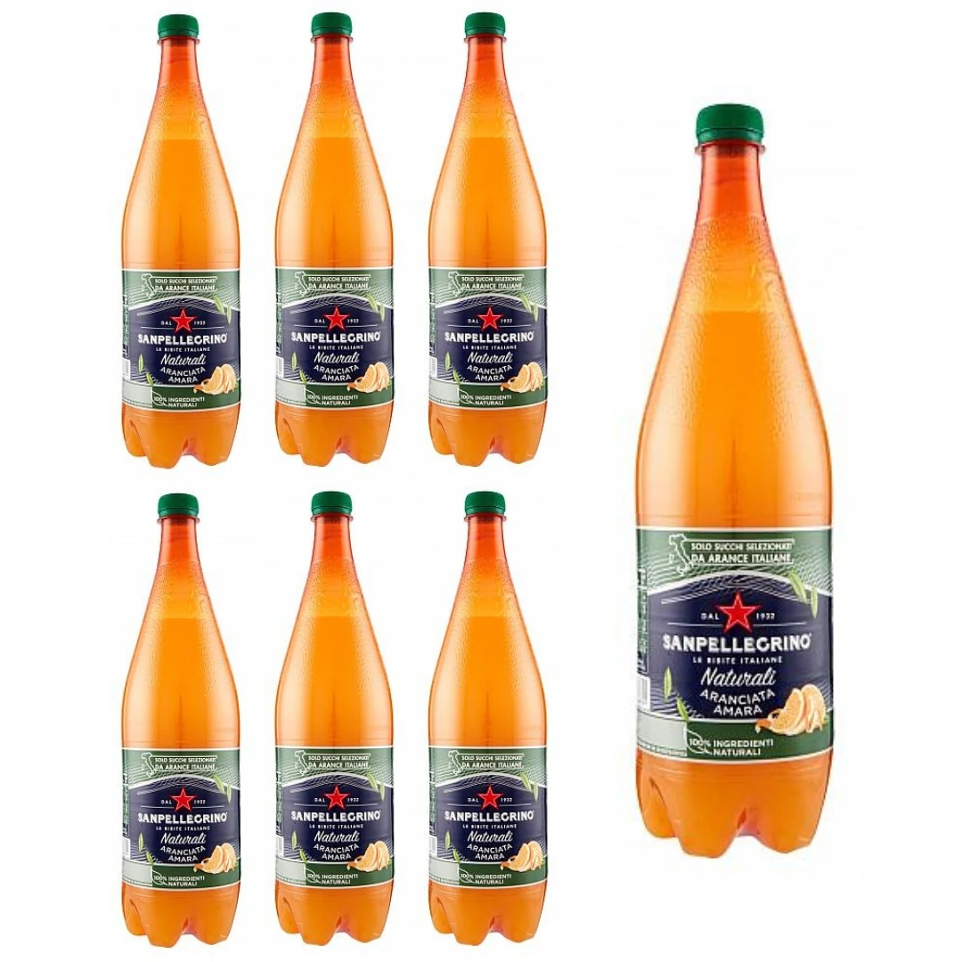 San Pellegrino napój gazowany Amara Aranciata Naturalli 7 x 1,2l z Polski za $11.42 / ~42zł