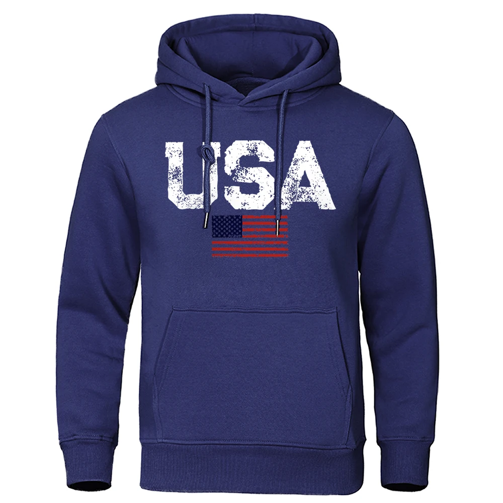 

New Vintage American Flag USA Logo 3D Printed Hoodie Men's and Women's Autumn/Winter Sweaters Round Neck Fashion Casual Pullover