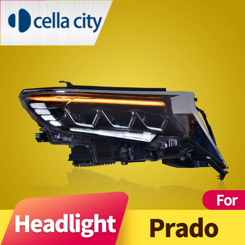 

Headlight Assembly for Toyota Prado 2018-2020 LED daytime running light LED sequential turn signal Full LED light source