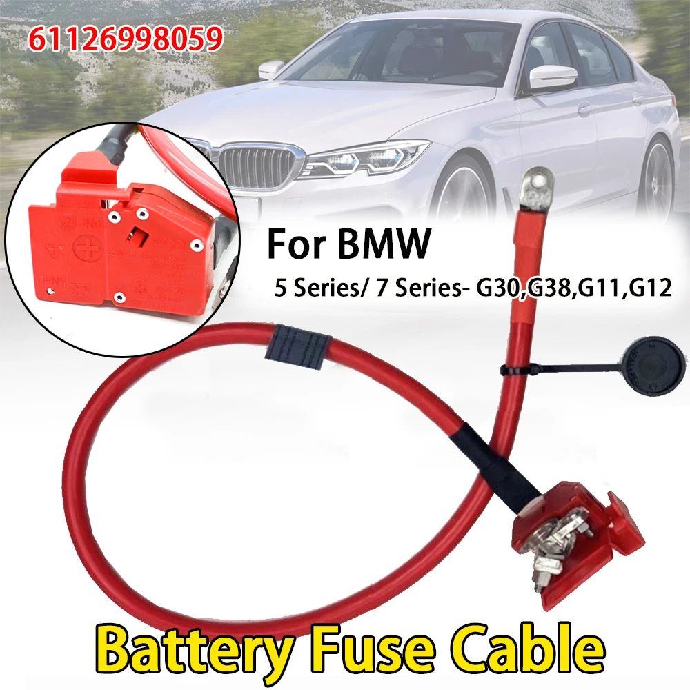 NEW Car Accessories 80cm Positive Fuse Cable For BMW 5 7 Series