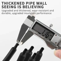 200M Polyolefin ความร้อนหด Tube3:1 กาวเรียงรายฉนวนสาย Dual Wall Shrinkable Tube 3.2/4.8/6.4/7.9/9.5/12.7 มม. 4