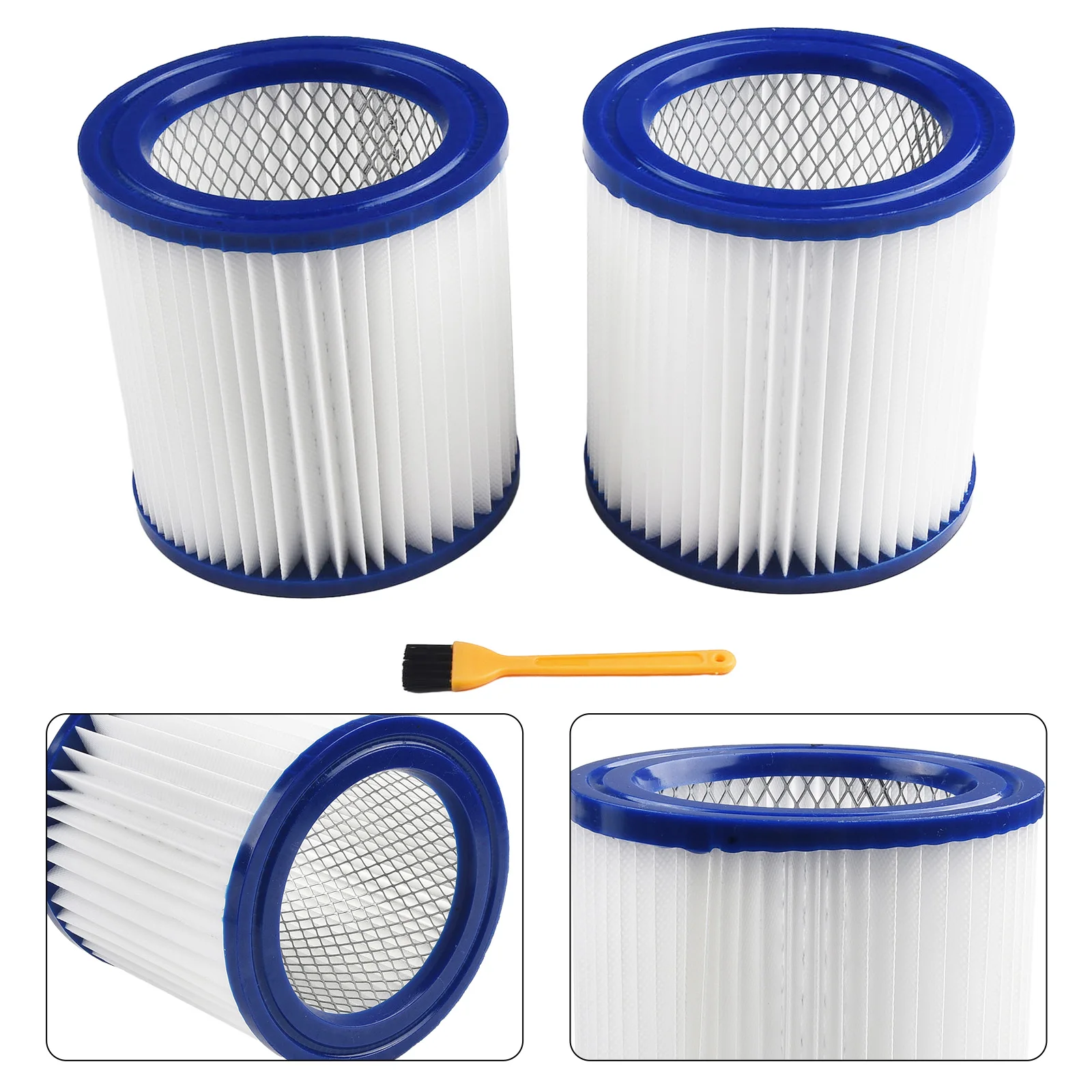 

With 1brush Vacuum Cleaner Accessories Cartridge Filters Filters 9032900 Ash Vacuum Clean Cleaning Tools Stream Reusable