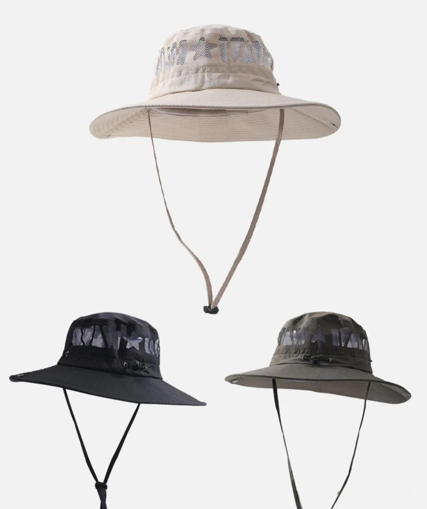 Vânzare fierbinte de vară bărbați pescar capac în aer liber parasolar pălărie de pescuit masculin mare bor larg respirabil subțire protecție solară alpinism_voghion.com