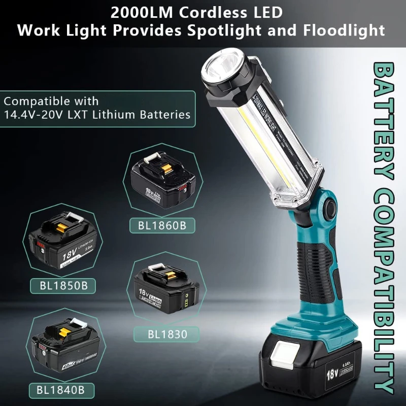 Lampe de travail LED portable Makita. - Test et Avis