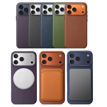 Original Technology Woven Case For IPhone 17 16 15 14 13 Pro Max Air Phone For Magsafe Official Magnetic Protect Cover Fundas 1