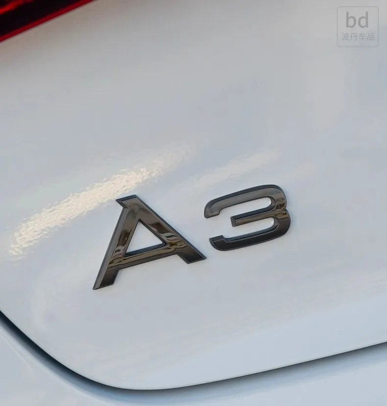 아우디 A1 A3 A5 A6 A7 Q2 Q3 Q5 Q7 모델 1.9 2.0 2.5 3.0 4.0 5.0TDI 30 35 40 45 50 55TFSI 버전 2.0 3.0T 3D 자동차 트렁크 스티커