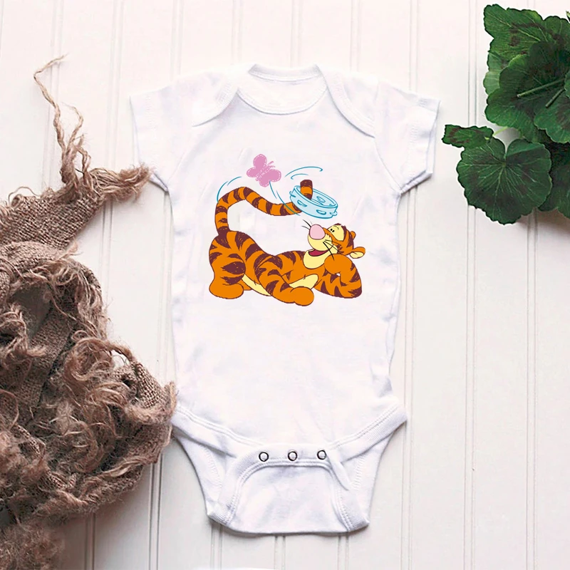 Winnie the Pooh Jumpsuits Baby Clothes One piece Newborn Boys Tigger