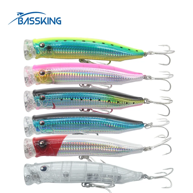 BASSKING Popper Fishing Lure 150mm 58g Hard Plastic Lure Isca