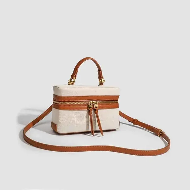 Fashion Box Women Handbags Designer Thick Canvas Shoulder Crossbody Bags Casual Spring and summer Small Purses 2024 bolso mujer 2