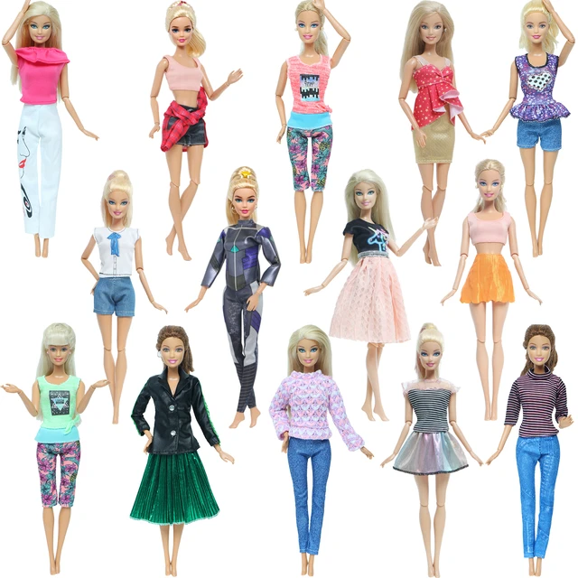 Roupa Da Boneca Artesanal 3 BJDBUS Pçs/set 1 Casaco Blusa 1 1 Saia Vestido  Desgaste Diário Outfit para Barbie Doll Crianças Casa De Bonecas Brinquedos  Do Bebê - AliExpress