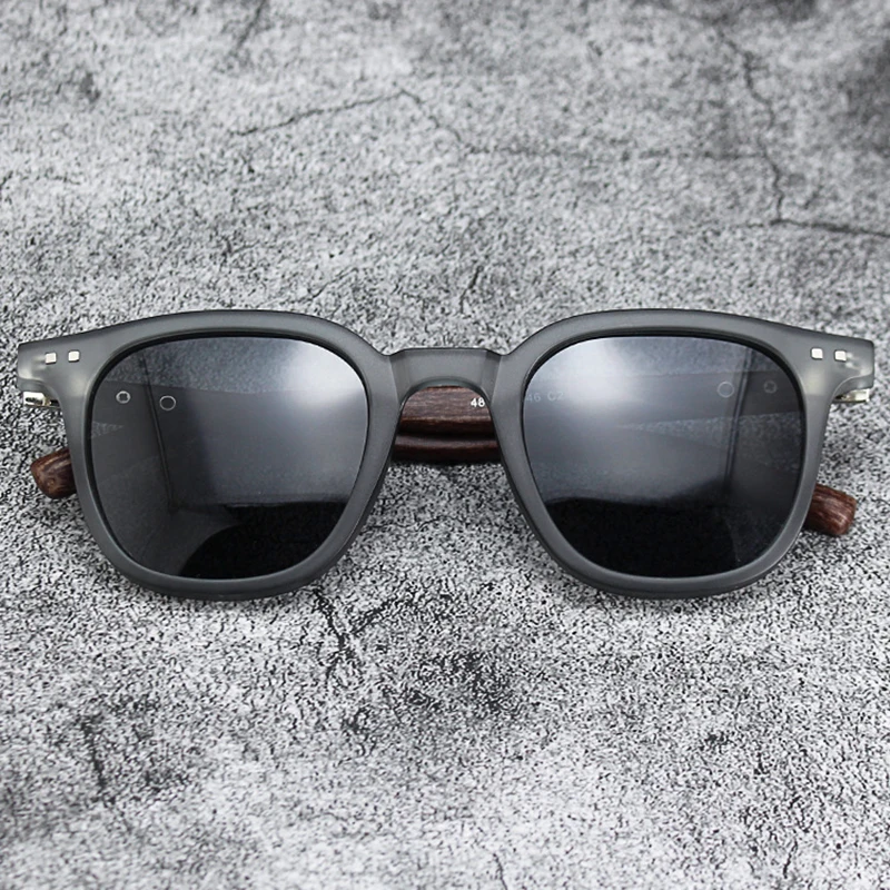 New Men Vintage Wooden Frame Sunglasses Classic Brand Square Sun Glasses Coating Lens Driving Eyewear for Women Male BEST SELLERS
