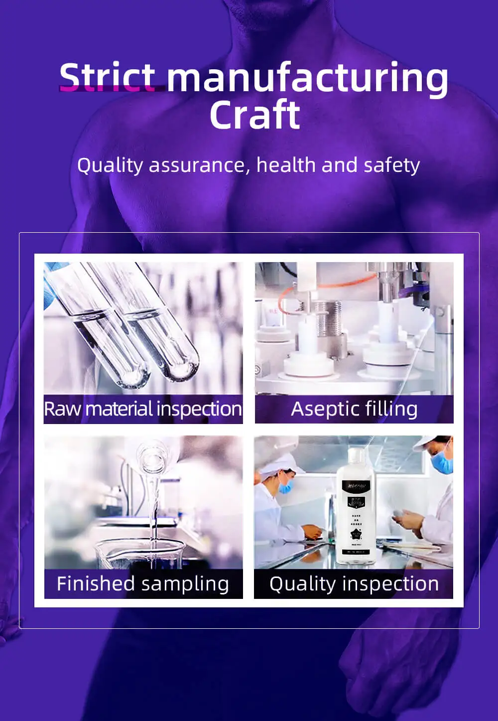 Anal/Vagina Water-Based Lubricant for Sex 800/400ml