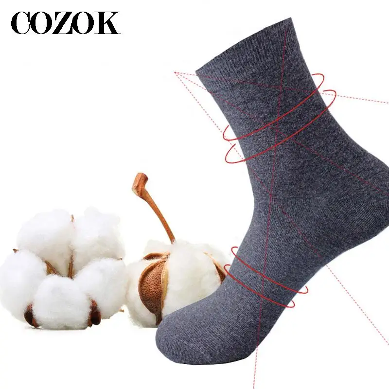Cotton Socks 5 Pairs/Lot Men's Cotton Socks Black Business Men Socks Soft Breathable Summer Winter for Male Calcetines Hombre