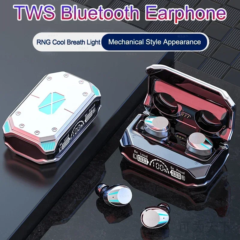TWS M41 Bluetooth Earphones Wireless Headphones Smart Touch Wireless Headset LED Display Stereo Sound Earbuds for Smartphones 1