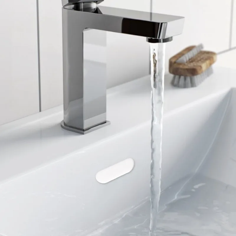 sink overflow cover 10/1Pcs Wash Basin Square Silicone Sealing Plugs Bathroom Sink Hole Covers Kitchen Bath Accessories
