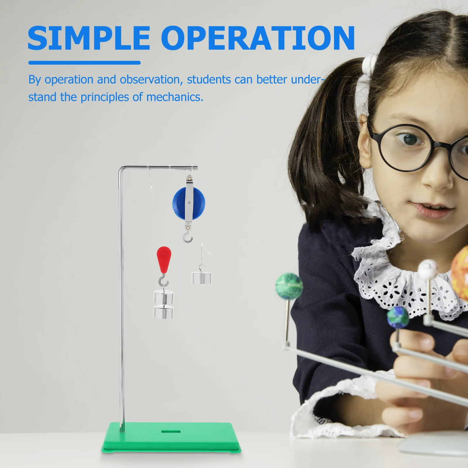 Lab Experiments Science Kits Pulley Block and Bracket Learning Physics Tool Primary School 4