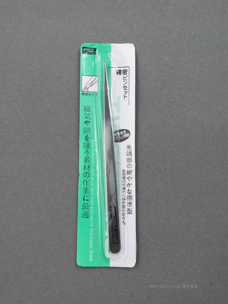 Tweezers model tools Gooi TS10-TS15 4pcs/lot Tweezers Narrow Straight Pointed Tweezers Model Craft Tool Set for Military Model Hobby DIY Tools